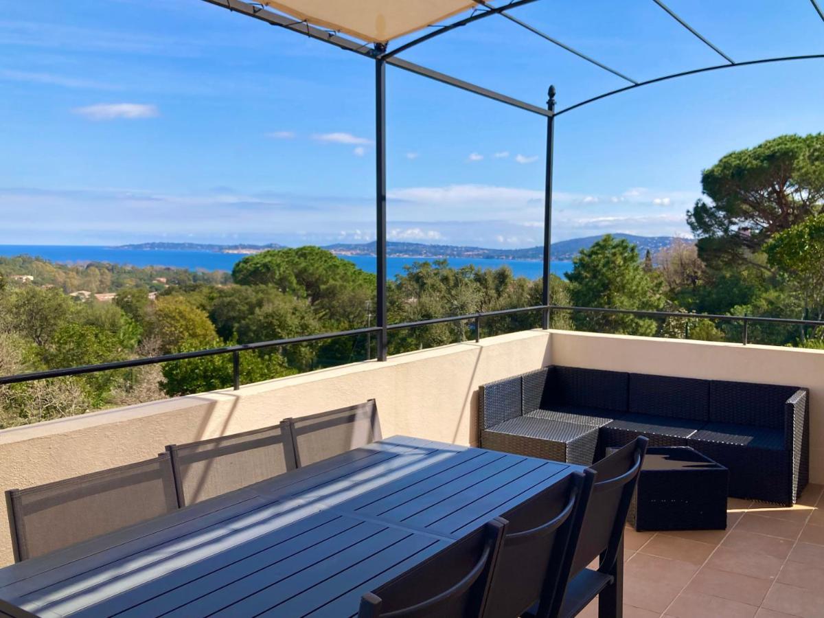 Les Restanques Vue Mer Pressoir 3131 Grimaud Buitenkant foto