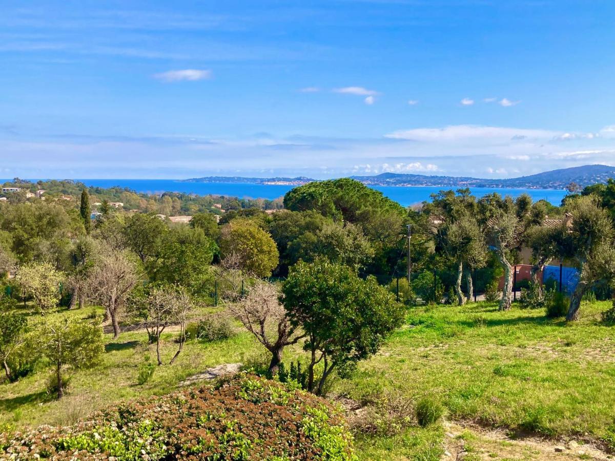 Les Restanques Vue Mer Pressoir 3131 Grimaud Buitenkant foto